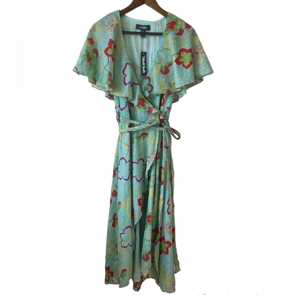 NWT Modcloth Lift Your Wings Wrap Dress - Picture 3 of 11